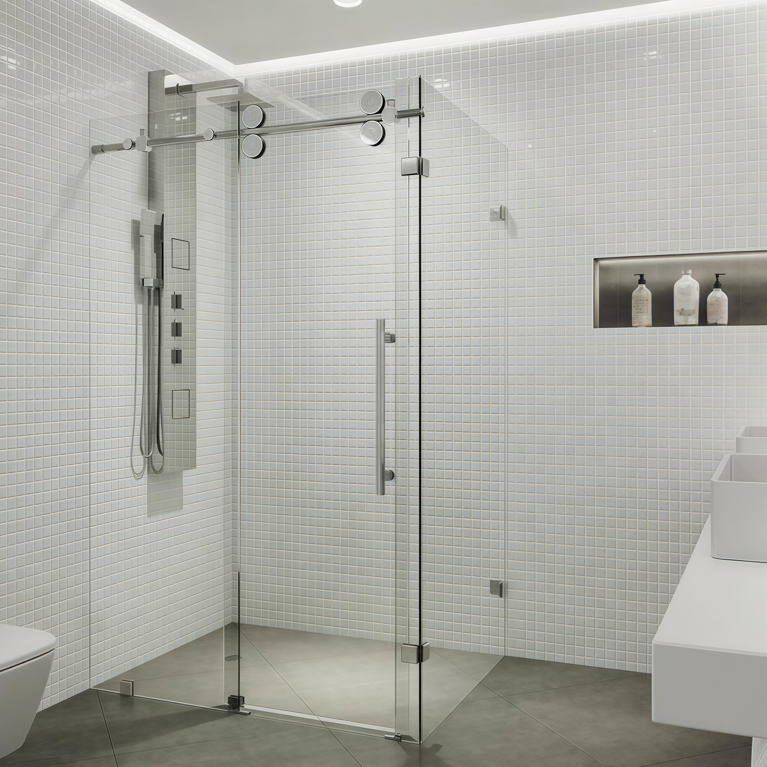 Bathroom Glass Clip-3